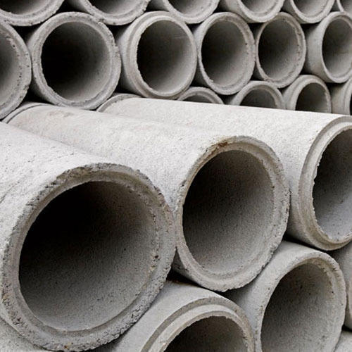 Silver Good Quality Grey Cement Rcc Drainage Pipes And Round Shape, Length 3 Meter 