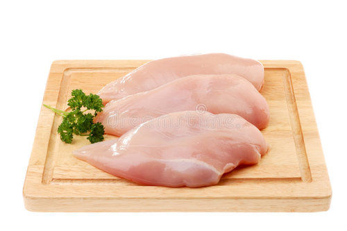 Healthy And Juicy Fresh Row Chicken Breasts Chicken Meat Pack Of 1 Kg Grade: Food