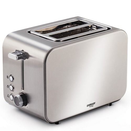 Constant Quality Silver Stainless Steel Pop Up Toaster With Cancel Reheat Function Application: Domestics