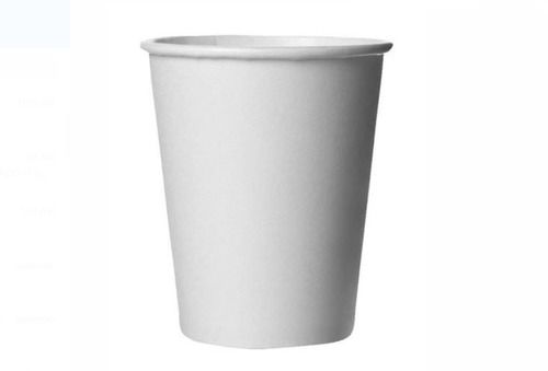 Pack Of 150 Ml Plain White Disposable Paper Glass 