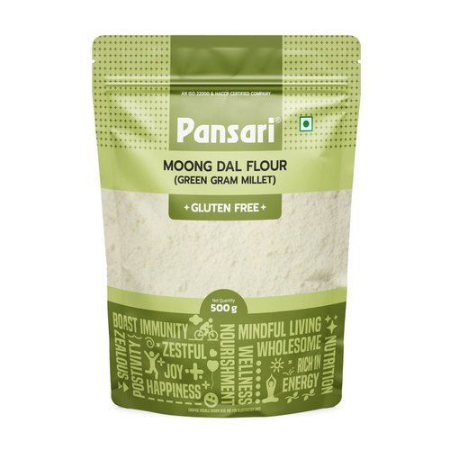 Pansari Moong Dal Flour, Green Gram Millet Atta For Cooking, 500 Gram  Crop Year: 1 Years