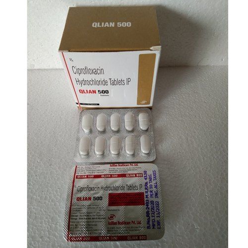 Qlian 500 Ciprofloxacin Hydrochloride Tablets Ip Grade: A