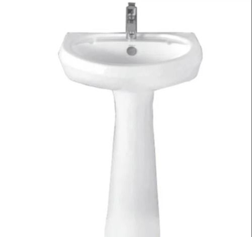 Round High Performance Strong Solid And Smooth Fine Finish Ceramic White Wash Basin