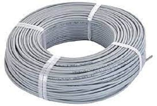 Solid Strong Durable High Temperature Resistance Durable Gray Pvc Electrical Wire, 90 M Frequency (Mhz): 50-60 Hertz (Hz)