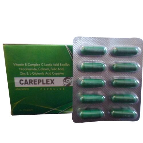 Vitamin B Complex And L Glutamic Acid Careplex Capsules General Medicines