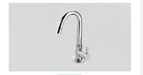 Aluminum Wall Mount And Silver Color Spout Faucet With Anti Rust Properties