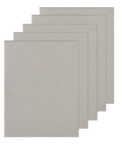 Greaseproof Disposable Lightweight Rectangular Multipurpose Grey Duplex Paper Board, A3 Size