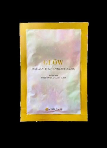 Infused With Rosehip Oil Vitamin Elixir Glow Iridescent Brightening Sheet Mask