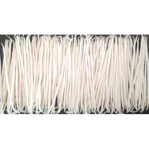 Eco-Friendly Light Weight White Color Classic Long 100% Cotton Wicks Jyot Batti For Pooja