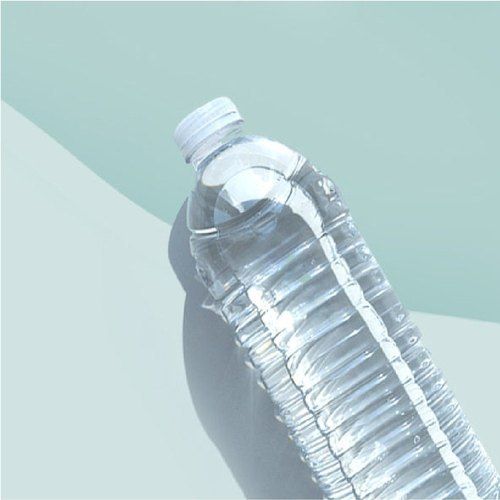 Plastic White Bottles Mineral Water 