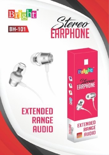 Premium Quality Loud and Crystal Clear Sound Bright Wired Champ Mobile Earphone
