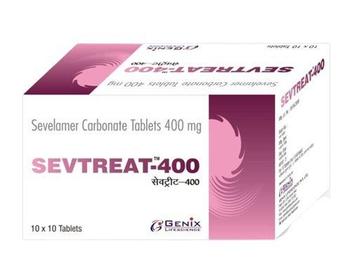 Sevelamer Carbonate Tablets 400 Mg (Pack Size 10X10 Tablets) Medicine Raw Materials