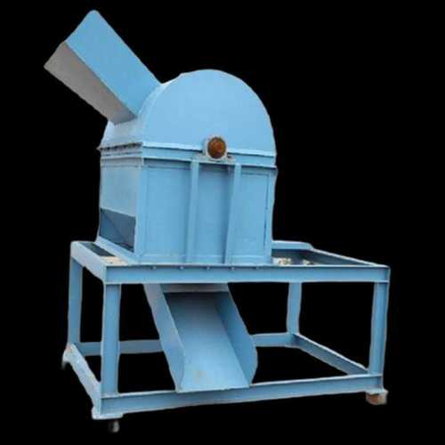 Metal Single Phase Mild Steel Electric Coal Crusher, 50/60 Hz Frequency, Blue Color