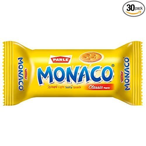 Sweet And Salty Classic Parle Monaco Buscuits