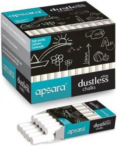 Dustless White Color Apsara Chalk Stick For Writing With Easy to Use