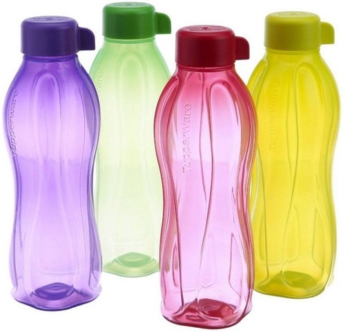  High Density Polimers Plastic Colorfull Water Bottle Capacity: 1 Liter/Day