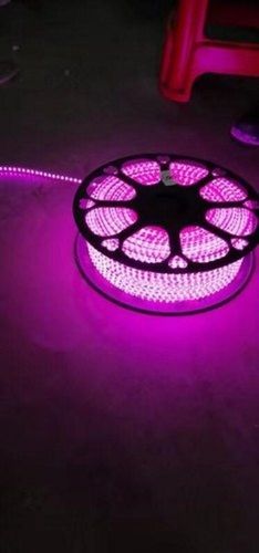 100% Eco-Friendly Energy Efficient Electrical Pink Pvc Colored Led Light, 90 Meter Length Application: Home