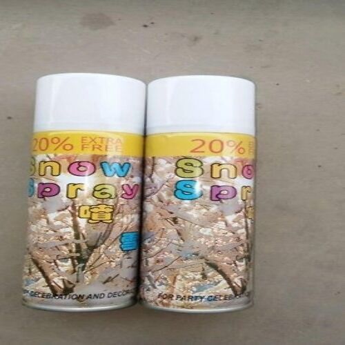 Plastic Paper Snow Spray Party Celebration 20% Extra White Foam For Party Celebration And Decoration