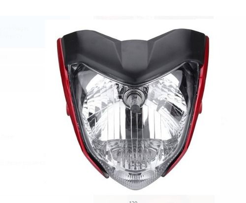 Black Color Attractive Abs Plastic Body Motorcycle Headlight Vehicle Type: 2 Wheeler