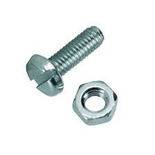 Corrosion Resistance And Durable Silver Mild Steel Nut Bolt And Screw For Construction Use