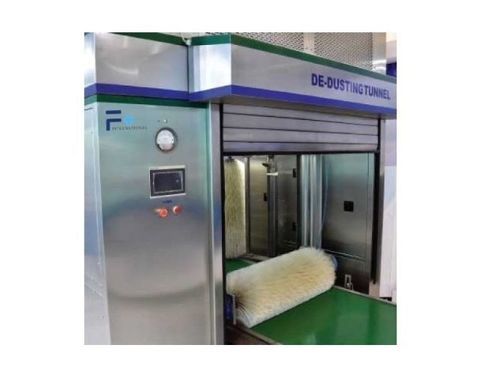 Dedusting Tunnel - Automatic UV Disinfection Type, Stainless Steel | Single Phase Electrical Power Source, Ideal for Industrial and Pharmaceutical Applications, Made in India