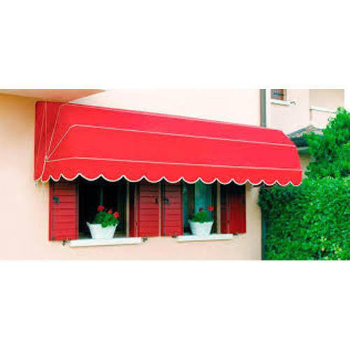 Long Durable Protection Of Sun Rain Red Rectangular Waterproof Retractable Awning Design Type: Customized