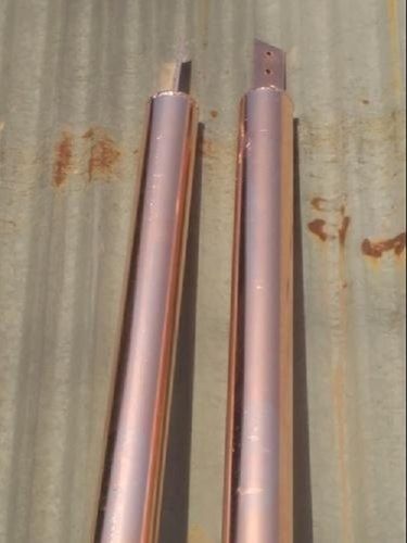 Moisture Resistance And Maintenance Free Copper Earthing Polished Finish Electrode  Dimension(L*W*H): 50 X 6 X 3 Millimeter (Mm)