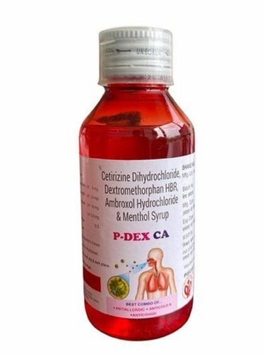 P-Dex Ca Cetrizine 5Mg 10Mg Ambroxol 15Mg, 100 Ml General Medicines