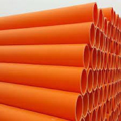 Sturdy Design Leak Resistance Orange Pvc Plastic Pipe For Domestic And Water Supply Purpose Length: 20 Feet Foot (Ft)