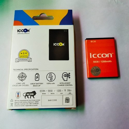Portable Mobile Phone Battery - 2500 mAh Lightweight Slim Design | Built-In Flashlight, Convenient Clip, Universal Compatibility
