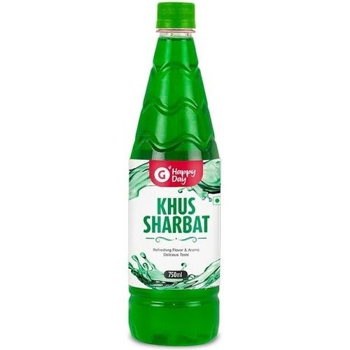 750 Ml Packed Khus Sharbat For Instant Refreshment And Rich Taste
