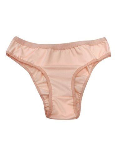 Anti Wrinkled Creme Plain Soft And Comfortable Cotton Panty For Ladies