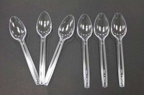 Transparent Badshah Kp Plastic Material Disposable Spoon For Event And Parties