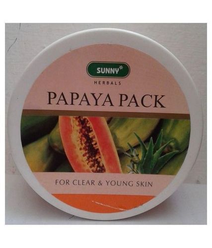 Clear And Smooth Skin Made All Natural Ingredients Sunny Herbal Papaya Face Pack 