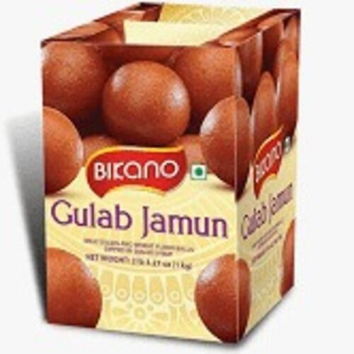 Delicious Taste Bikano Gulab Jamun Milk Solid And Wheat Flour Balls Fat: 10 Grams (G)