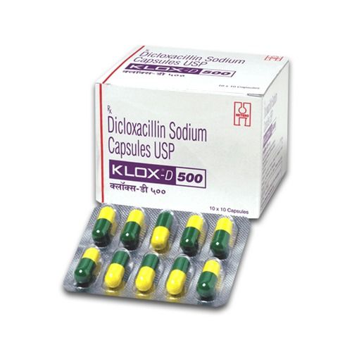 Dicloxacillin Sodium Capsules Usp Klox D 500 Capsules Grade: A