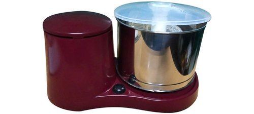 Environmental Friendly Easy To Use Maroon 350w Semi Automatic Table Top Wet Grinder 