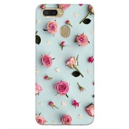 High Build Quality Sleek And Elegant Design Abs Plastic Printed Flower Attached Mobile Cover