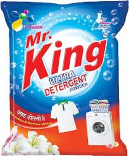 Mr King Ultra Detergent Powder Machine Wash 1 Kg Pack Biodegradable And Environment Friendly Benzene %: 0.01%