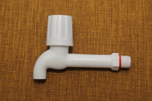 Pvc Non Toxic Long Lasting Plastic Long Body Bib Cock For Bathroom Fitting Strong And Durable