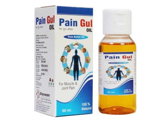 Used To External Use Pain Gul Pain Killer Oil 60Ml Pack