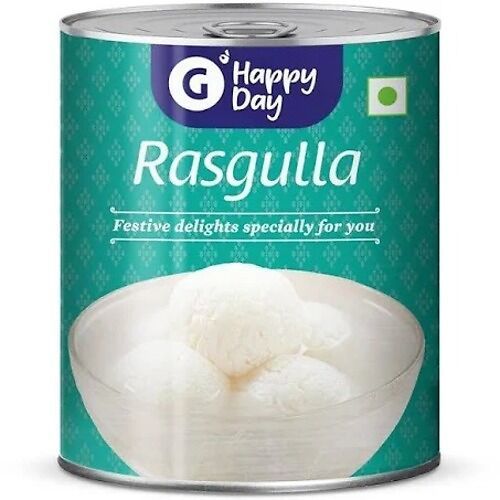 Rich Taste Natural 100% Pure Grofers Happy Day Rasgulla 1 Tin