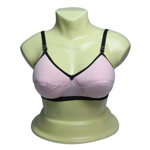 Lycra Cotton Seamless Strapless Padded Bra, Plain at Rs 90/piece in Surat