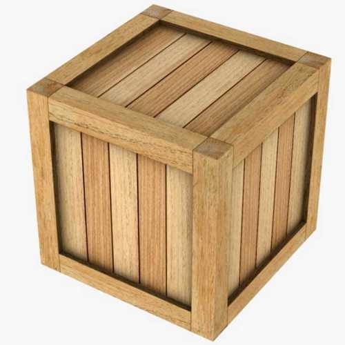 Waterproof Teak Wood Square Wooden Box 10-12 Mm Thickness