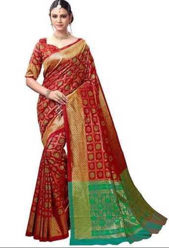 100 Pure Silk Beautifully Designed Super Soft Traditional Wear Banarasi Sarees