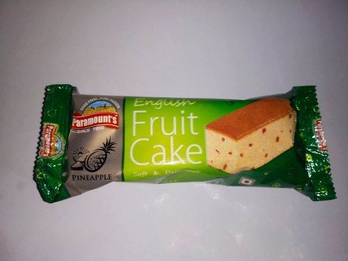 25 Gram Fruit Cake Pineapple Flavor Cake Soft Brown Bread For Snacks