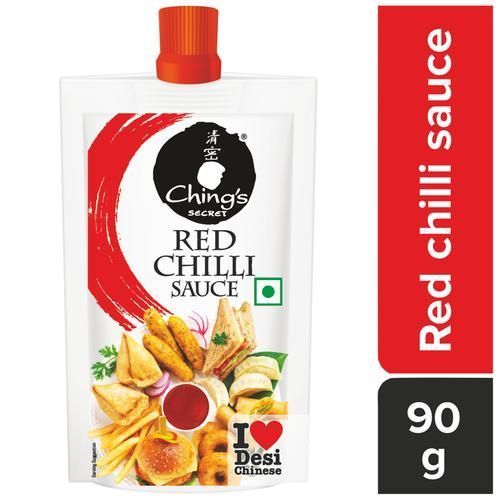 Chings Secret Red Chilli Sauce With Hot And Spicy Taste, Pack Of 90 Gram Grade: Food