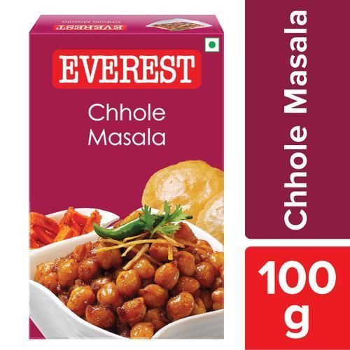 Brown Everest Chole Masala Asafetida Bishops Black Cardamom Pack Of 100 Gram