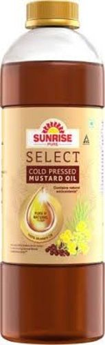 Common 100 Percent Pure No Added Preservatives No Artificial Color Cold Pressed Mustard Oil