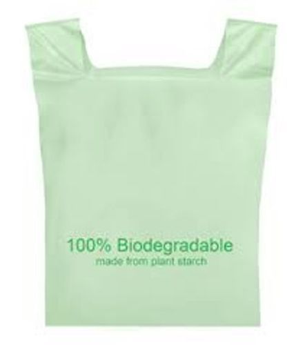 Light Weight 100% Made From Plant Starch A Biodegradable Carry Bags Food Safety Grade: Yes